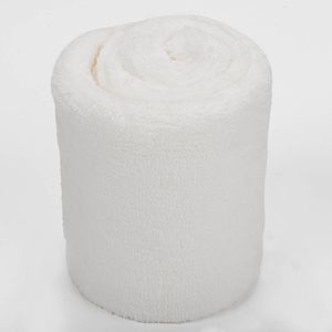Manta de Microfibra Soft Branca Bublim