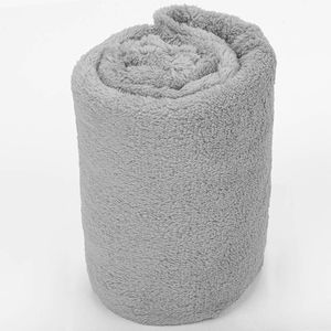 Manta de Microfibra Soft Cinza Bublim