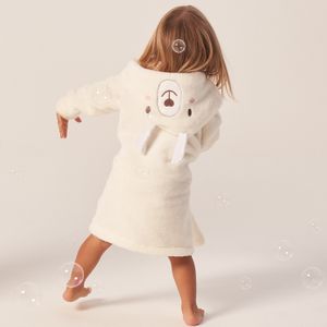 Roupão Infantil Soft Lhama Branca Baby Joy