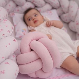 Almofada Nó Escandinavo Rosa Baby Joy