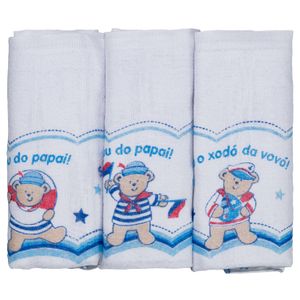 Fralda Luxo com 03 Unidades Masculino Incomfral