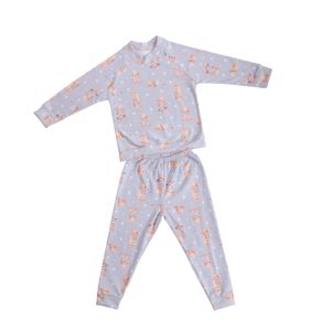 Pijama Agasalho Urso Cinza Baby Joy P