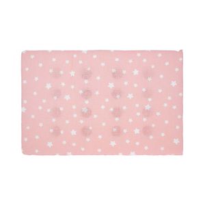 Travesseiro Antissufocante Estrelas Rosa Bublim Petit