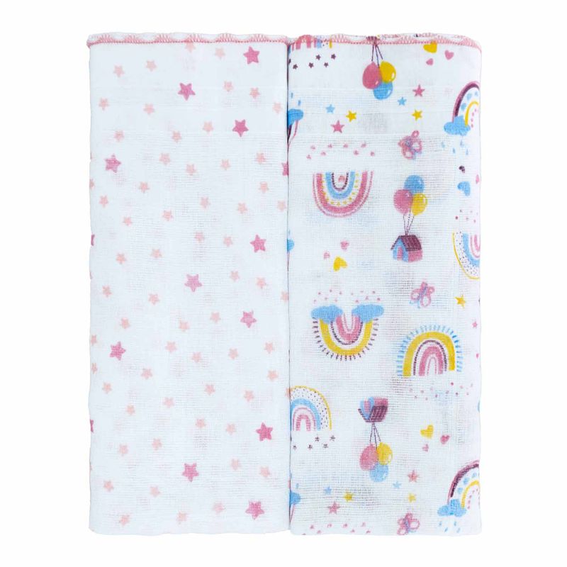 toalha-fralda-luxo-estampada-bublim-petit-arco-iris-rosa