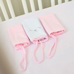 Toalha de Boca Malha 03 Unidades Ursa Rosa Bublim Petit