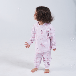 Pijama Agasalho Ursa Rosa Baby Joy G