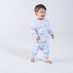 Pijama Agasalho Urso Azul Baby Joy G