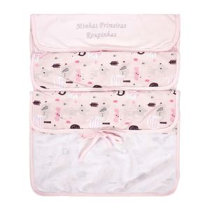 Saquinho Maternidade 03 Unidades Rosa Baby Joy Premium