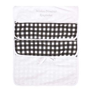 Saquinho Maternidade 03 Unidades Xadrez Baby Joy Premium