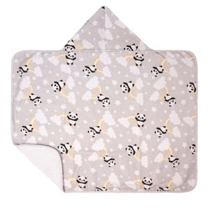 Toalha de Banho Forrada Panda Bublim Petit