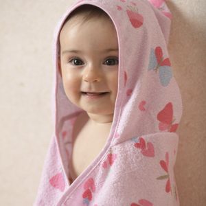 Toalha de Banho Estampada Borboletas Bublim