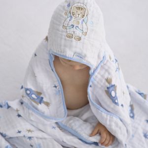 Toalha Soft Bordada 80 cm x 90 cm Baby Joy
