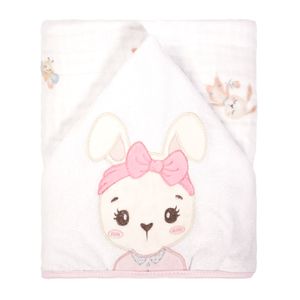 Toalha de Banho Bebê Soft 3 Camadas de Fralda Baby Joy