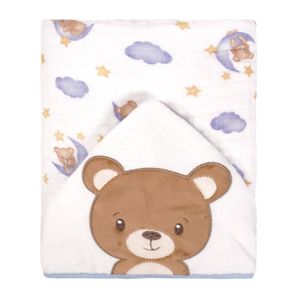 Toalha de Banho Bebê Soft 3 Camadas de Fralda Baby Joy
