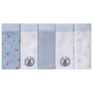 Fralda de Pano para Bebê com 05 Unidades Baby Joy Fábula