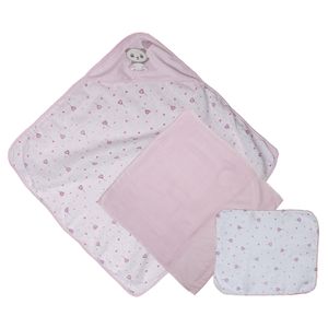Kit Banho para Bebê com 3 Unidades Bublim
