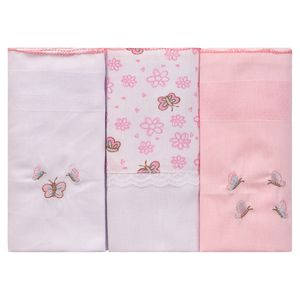 Fralda para Bebê Bordada com Detalhes Bublim