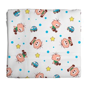 Cueiro 3 Unidades 50 cm x 80 cm Turma da Mônica Baby