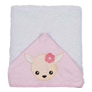 Toalha de Felpa com Capuz 67 cm x 90 cm Baby Joy