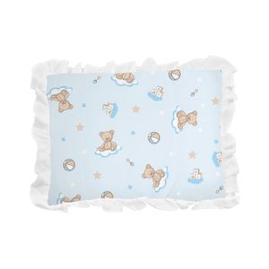Travesseiro Estampado com Babado Bublim