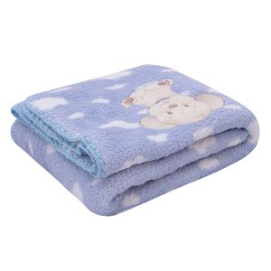 Cobertor Bebê Infantil de Microfibra Soft Baby Joy