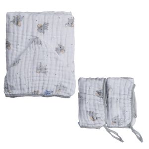Kit 3 Peças Toalha + Pano de Boca Baby Joy