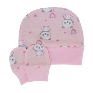 Kit de Touca e Luvas Estampado Bublim