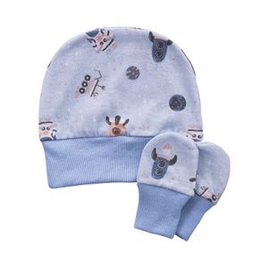 Kit de Touca e Luvas Estampado Bublim