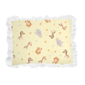 Travesseiro Estampado com Babado Bublim