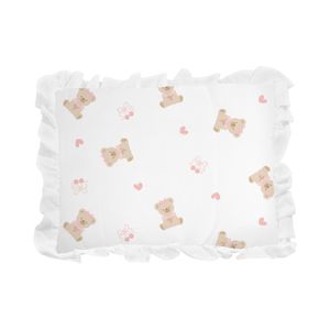 Travesseiro Estampado com Babado Bublim