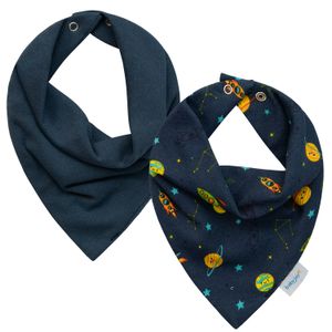 Kit 2 Babador Impermeável Bandana Baby Joy Premium