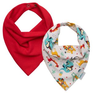 Kit 2 Babador Impermeável Bandana Baby Joy Premium
