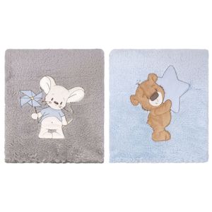 Kit 2 Mantas para Bebê Microfibra Baby Joy