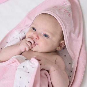 Toalha de Banho Bebê em Plush 67x86 Atoalhado Bublim