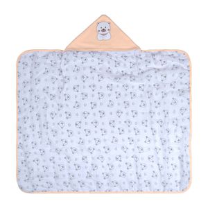 Toalha de Banho Bebê em Plush 67x86 Atoalhado Bublim