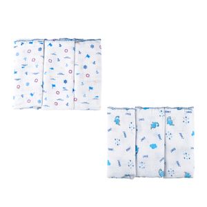 Kit 6 Panos de Boca Luxo Bebê 34 cm x 40 cm Incomfral