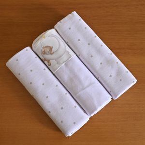 Kit 3 Cueiros 80 cm x 80 cm Bublim Sonhos