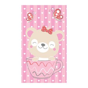 Toalha Kids para Bebê Estampada 70 cm x 1,20 m Bublim