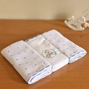 kit 3 Fraldas de Pano Luxo 68 cm x 70 cm Bublim Sonhos