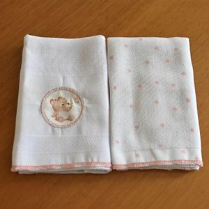 Pano de Boca 2 Unidades Ursos 34 cm x 40 cm Bublim Sonhos