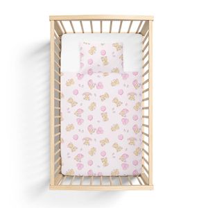 Jogo de Lençol para Berço 2 Peças Estampado Bercinho