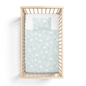 Jogo de Lençol para Berço Bebê 03 Peças Bercinho